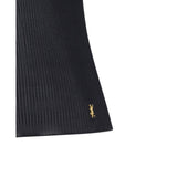 Ribbed silk jersey lace-trim tank Top