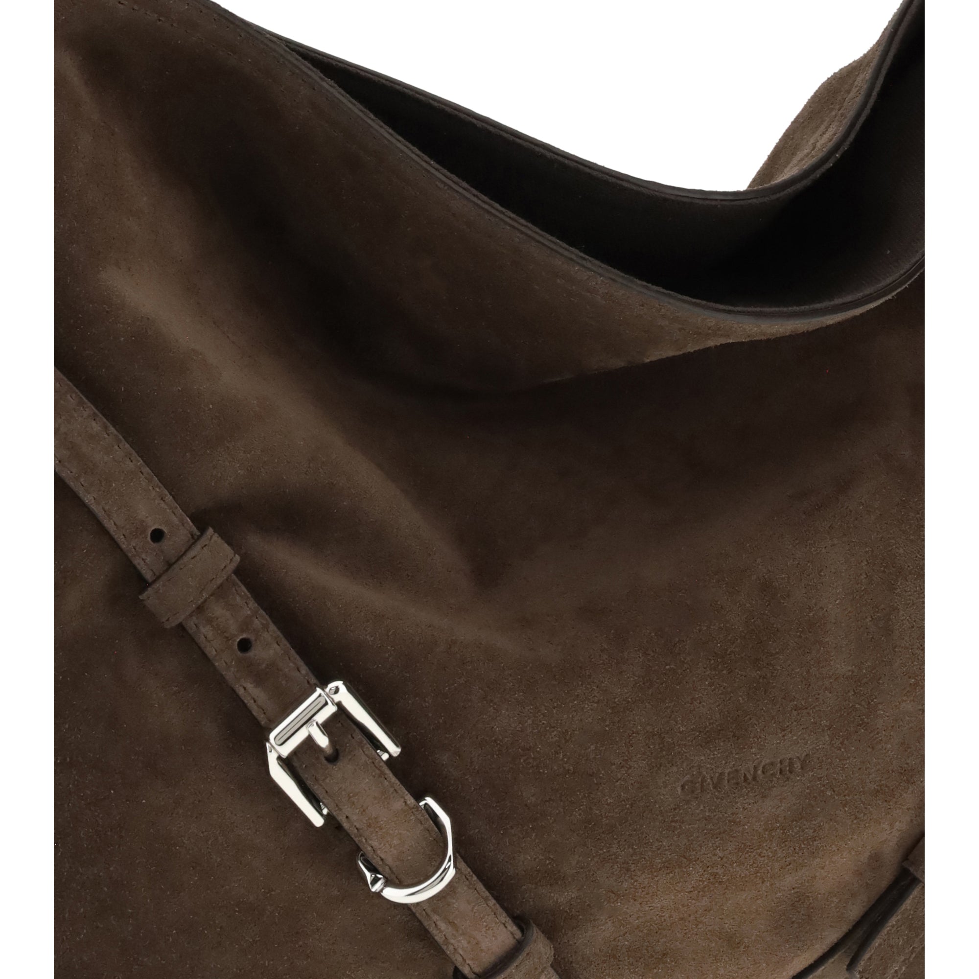 Medium Voyou Shoulder Bag in glossy leather
