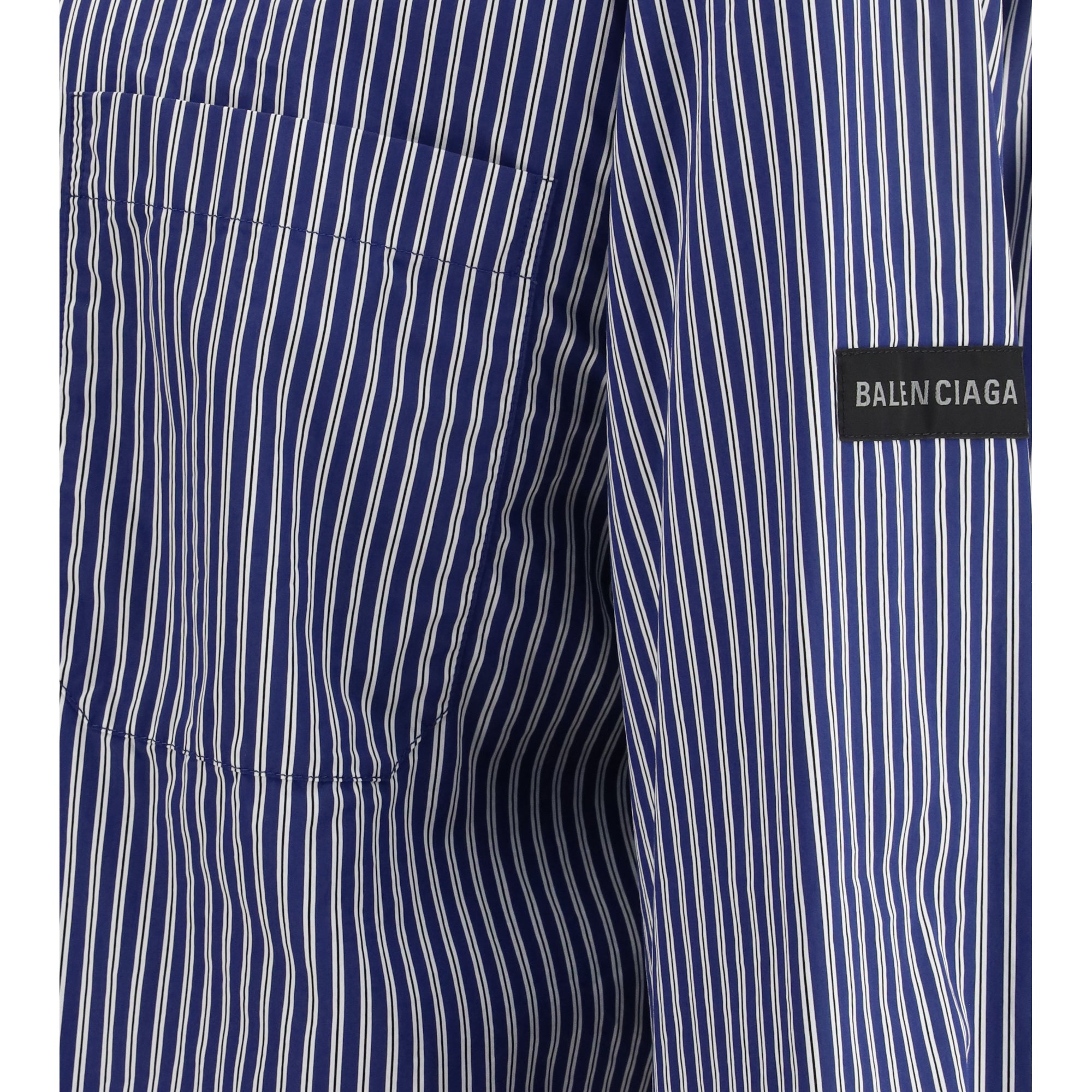 Embroidered poplin oversized Shirt