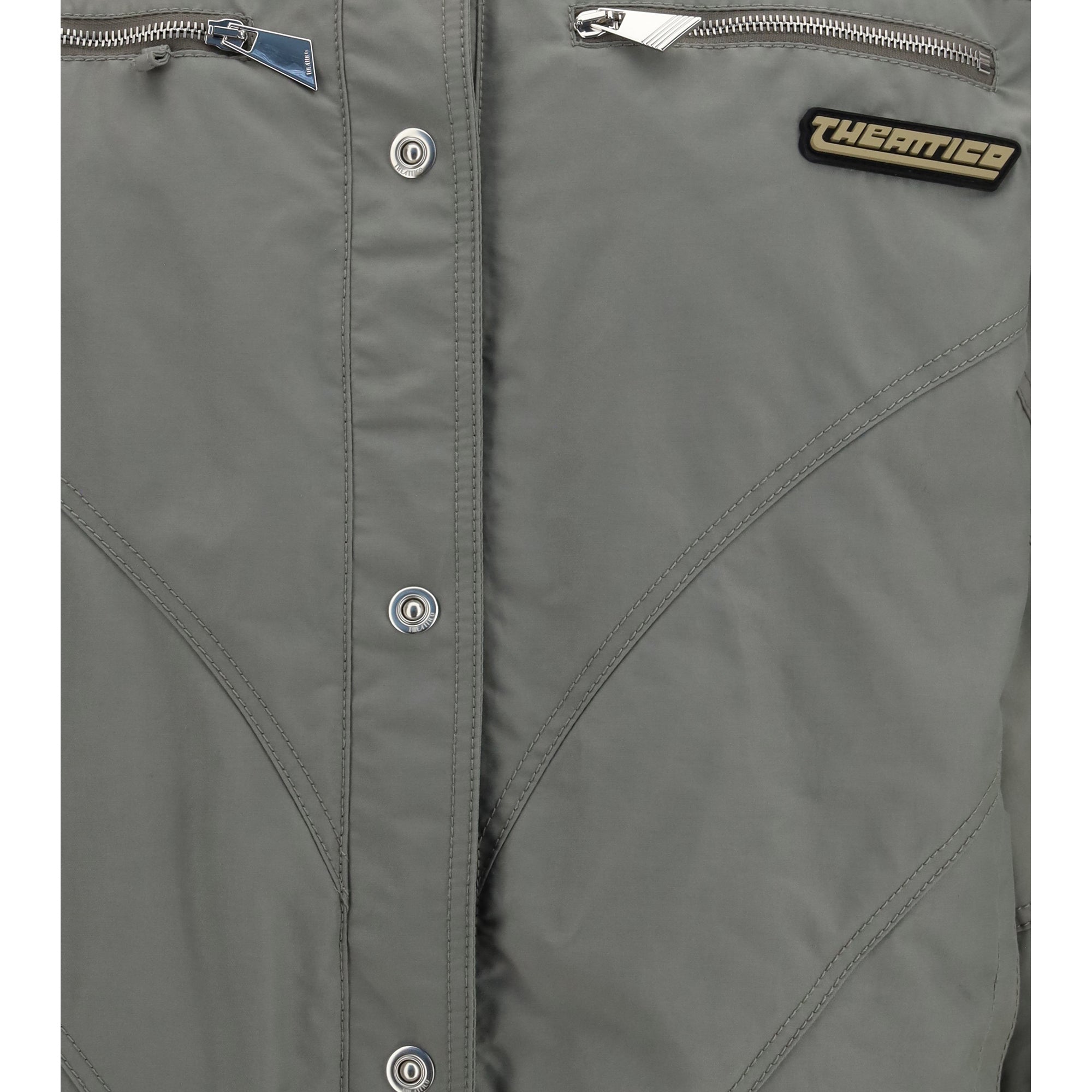 High-neck Bomber with zips