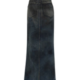 Denim Maxi Skirt