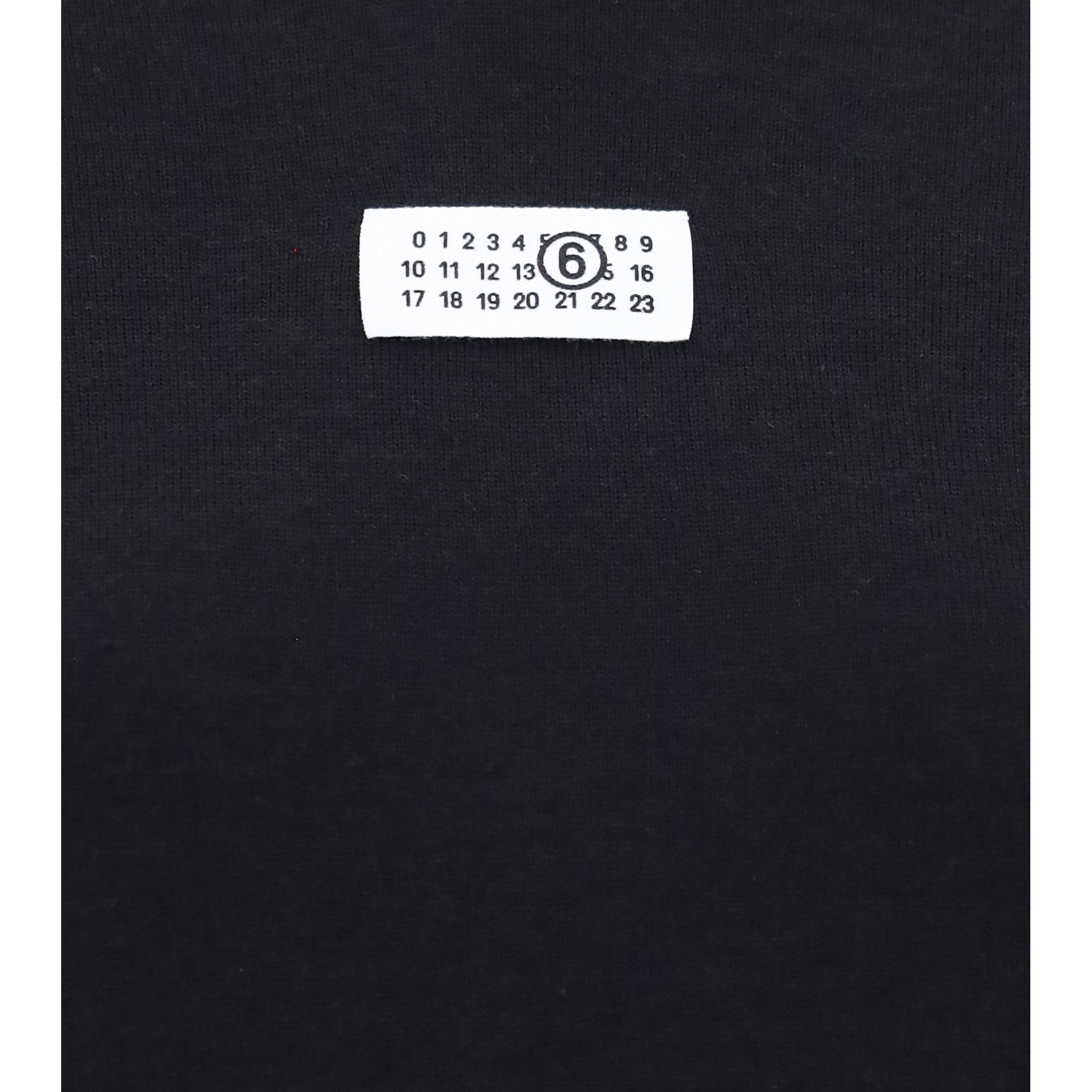 Wool-blend T-shirt with contrast details