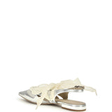 Metallic leather Gianira Ballerinas