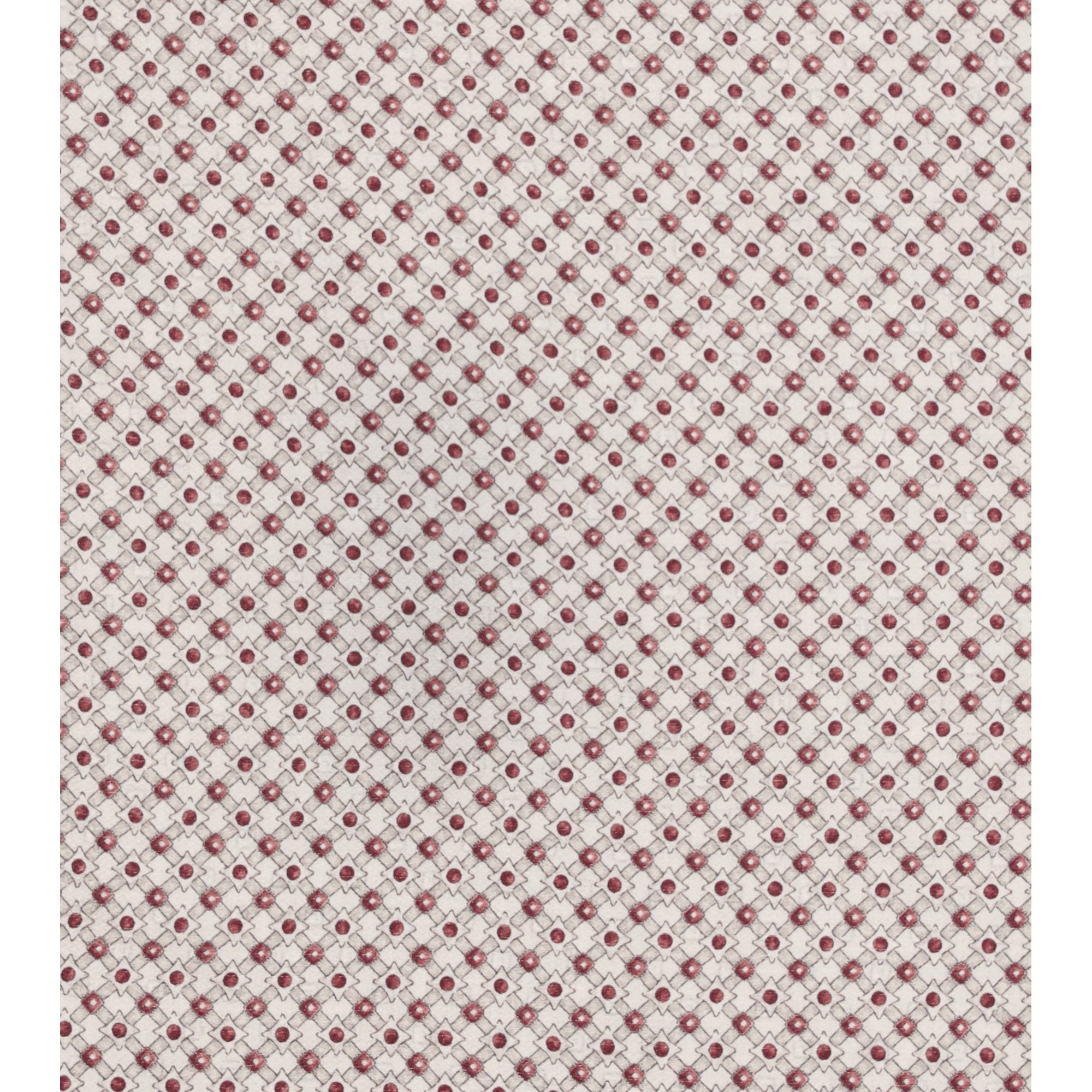 Silk Pochette with geometric pattern