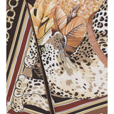 Leopard-print silk Scarf