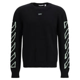 Diagonal Arrow Fuzzy Sweater