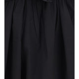 Midi Dress with bows and puff shoulders