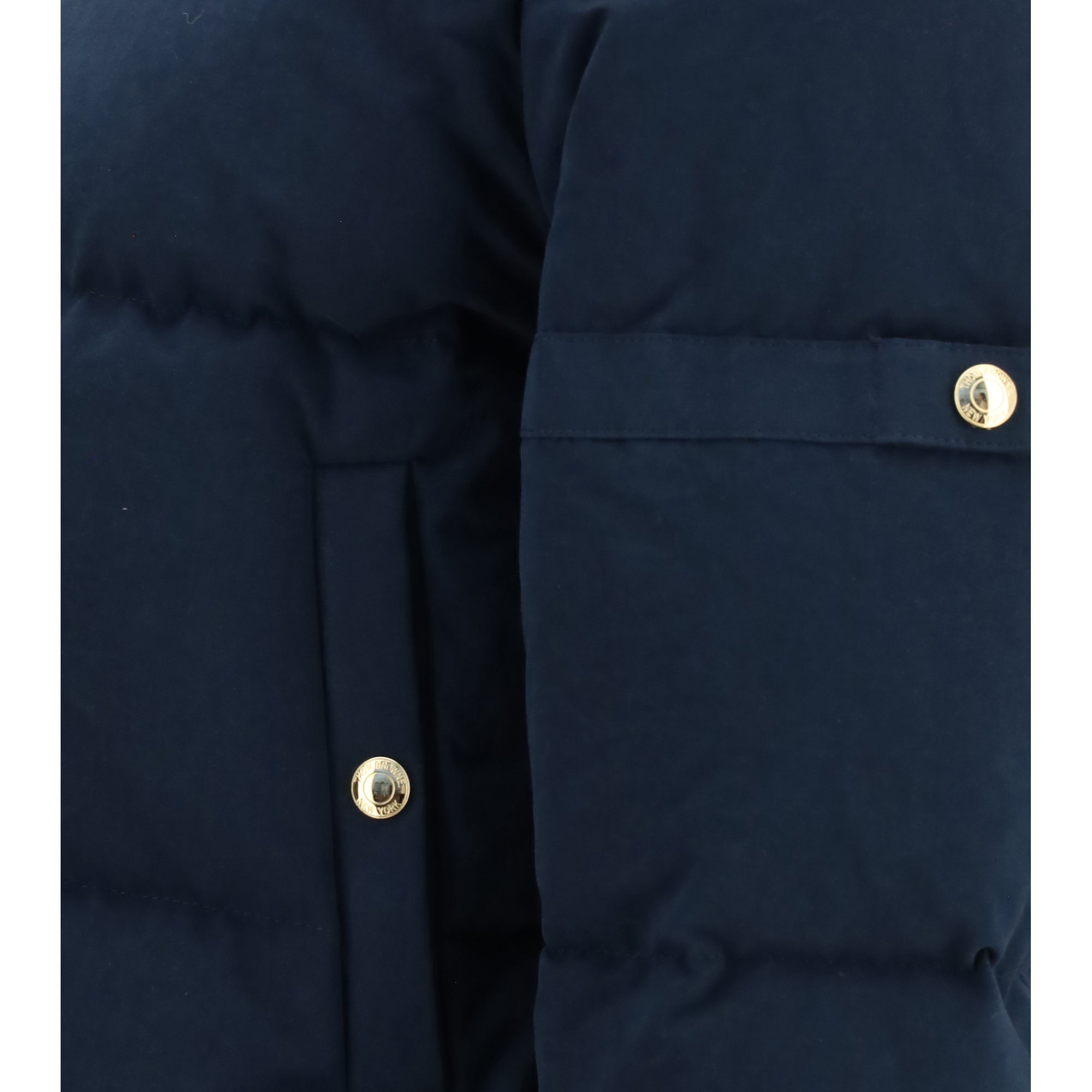 Waxed technical Puffer Jacket with hood