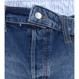 Denim Shorts with boxer detail