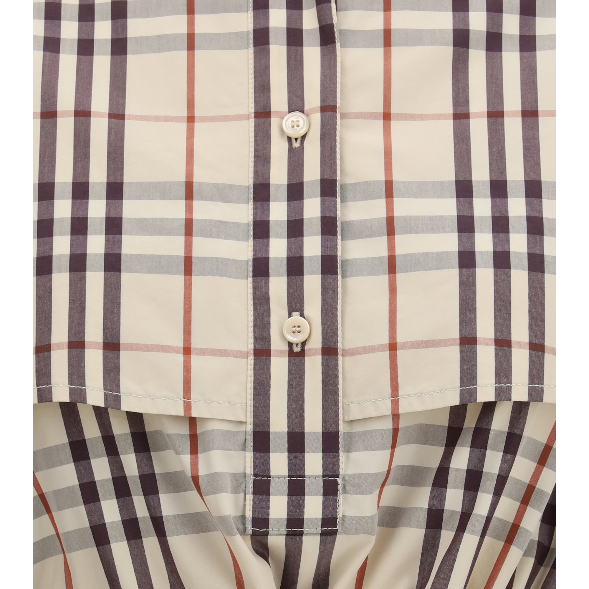 Cotton Check Dress