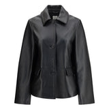 Grained leather Jacket