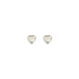 VLogo Signature Earrings in metal and pearls
