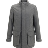 Cashmere Jacket with zip and buttons