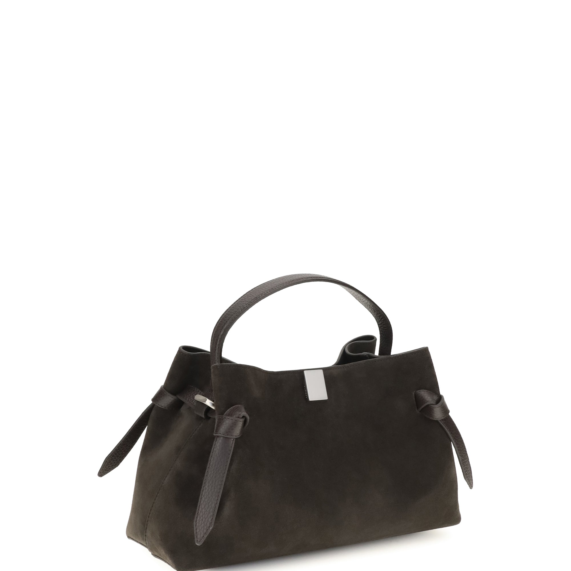 Gyoza suede Shoulder Bag