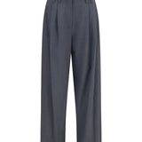 Tropical wool tailored Pants with Monili detail