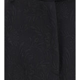 Wide-leg Pants with all-over jacquard pattern