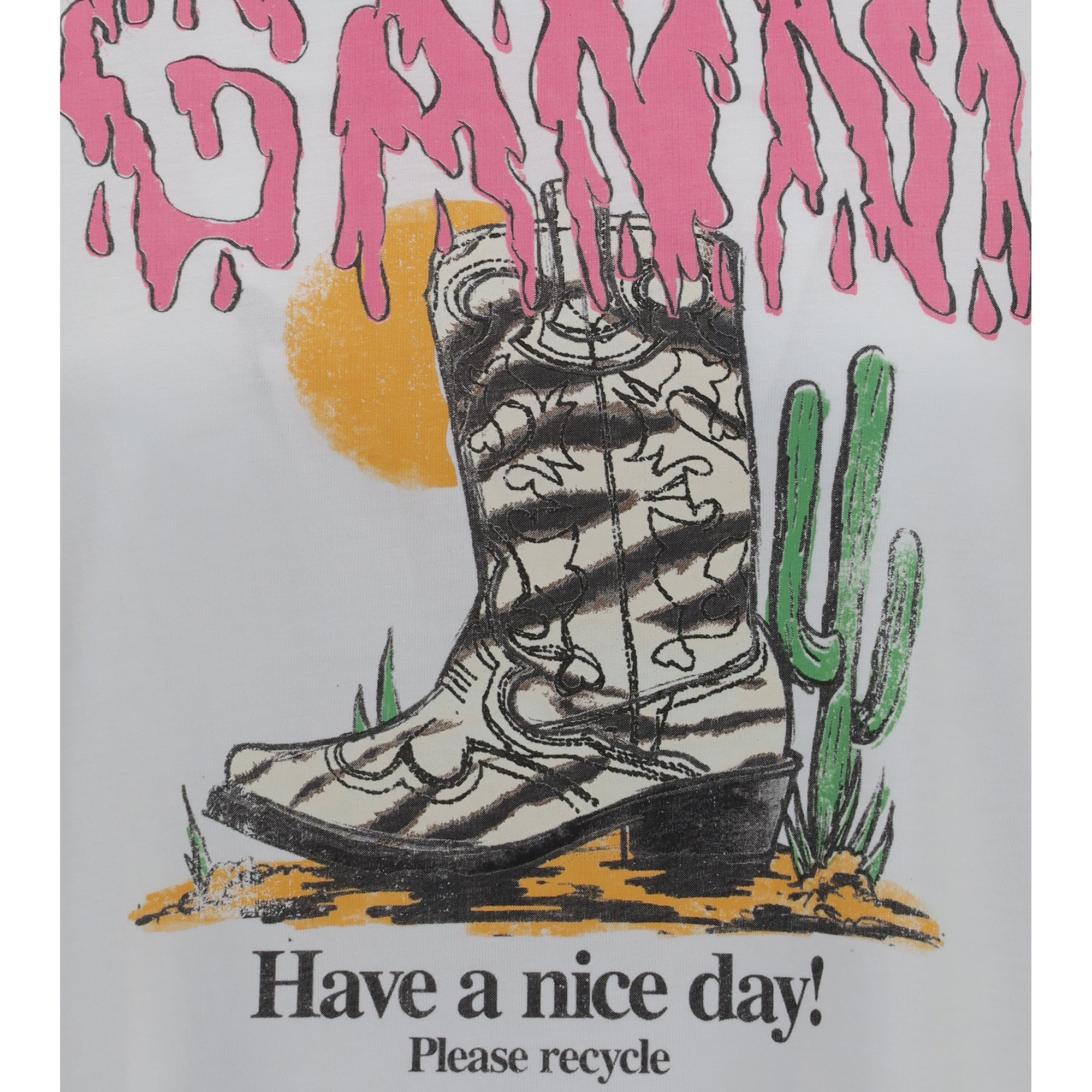Western T-shirt with cowboy boots