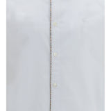 Cotton Shirt with Check trims