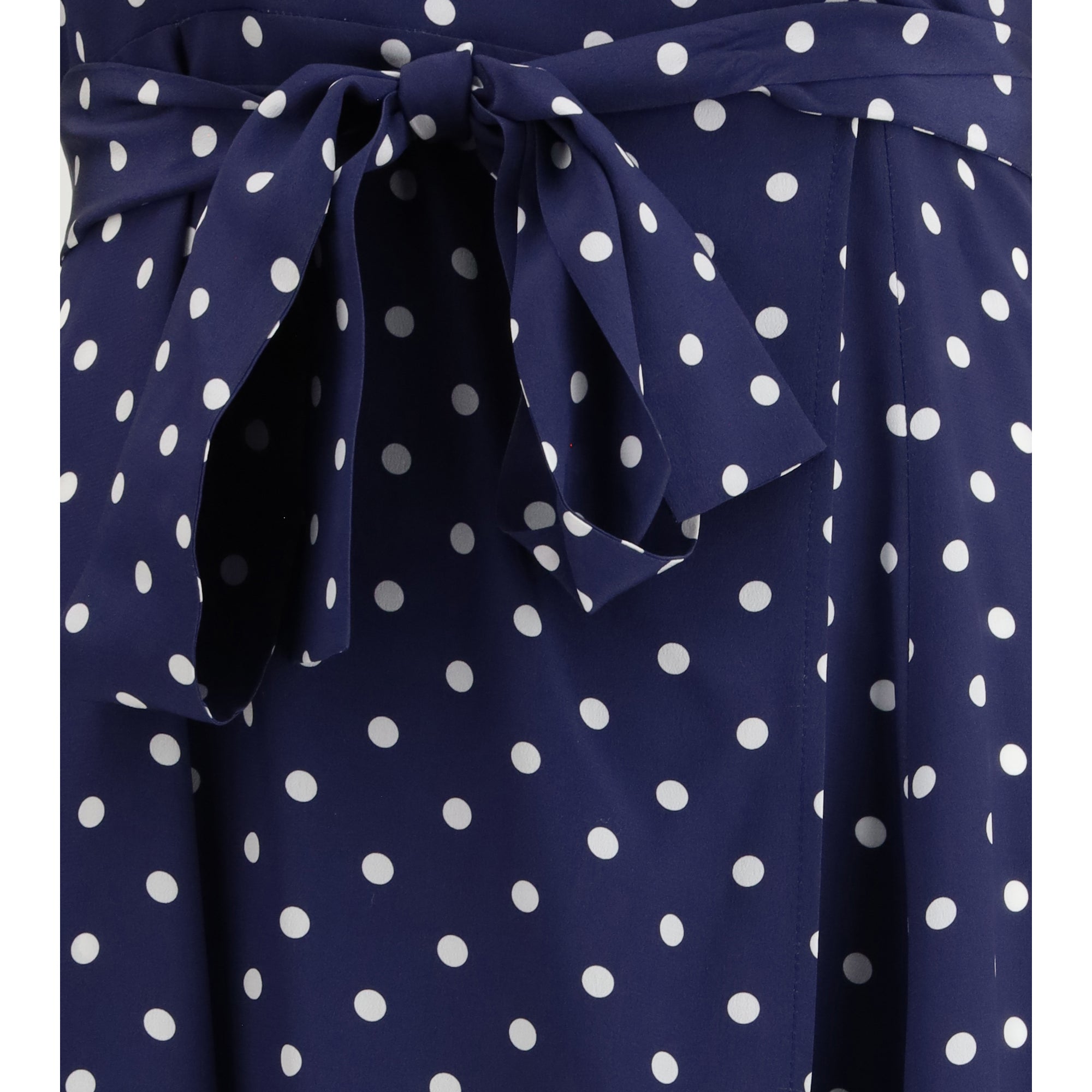 Polka-dot silk Dress