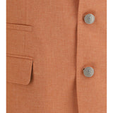 Deconstructed Jacket in mouliné fabric