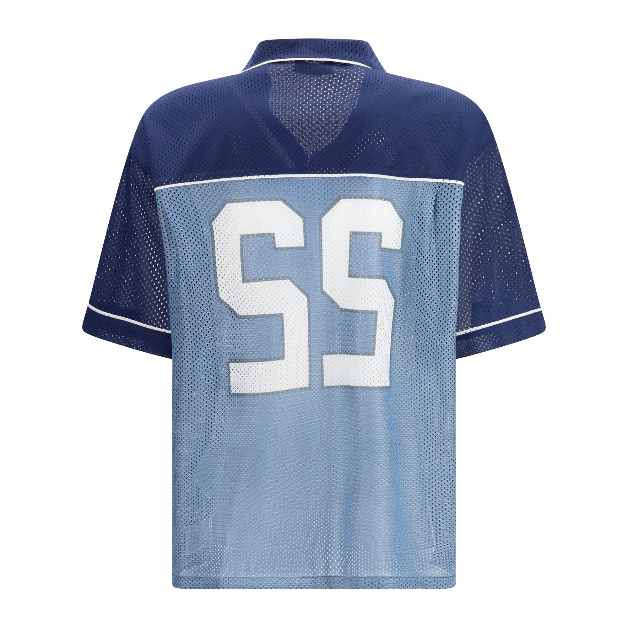 Technical mesh Shirt with reversed 22 print