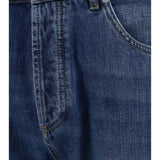 Straight five-pocket Jeans in cotton