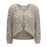 Openwork sequin Cardigan