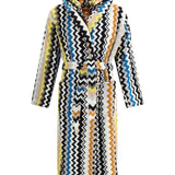 Zigzag printed Bathrobe