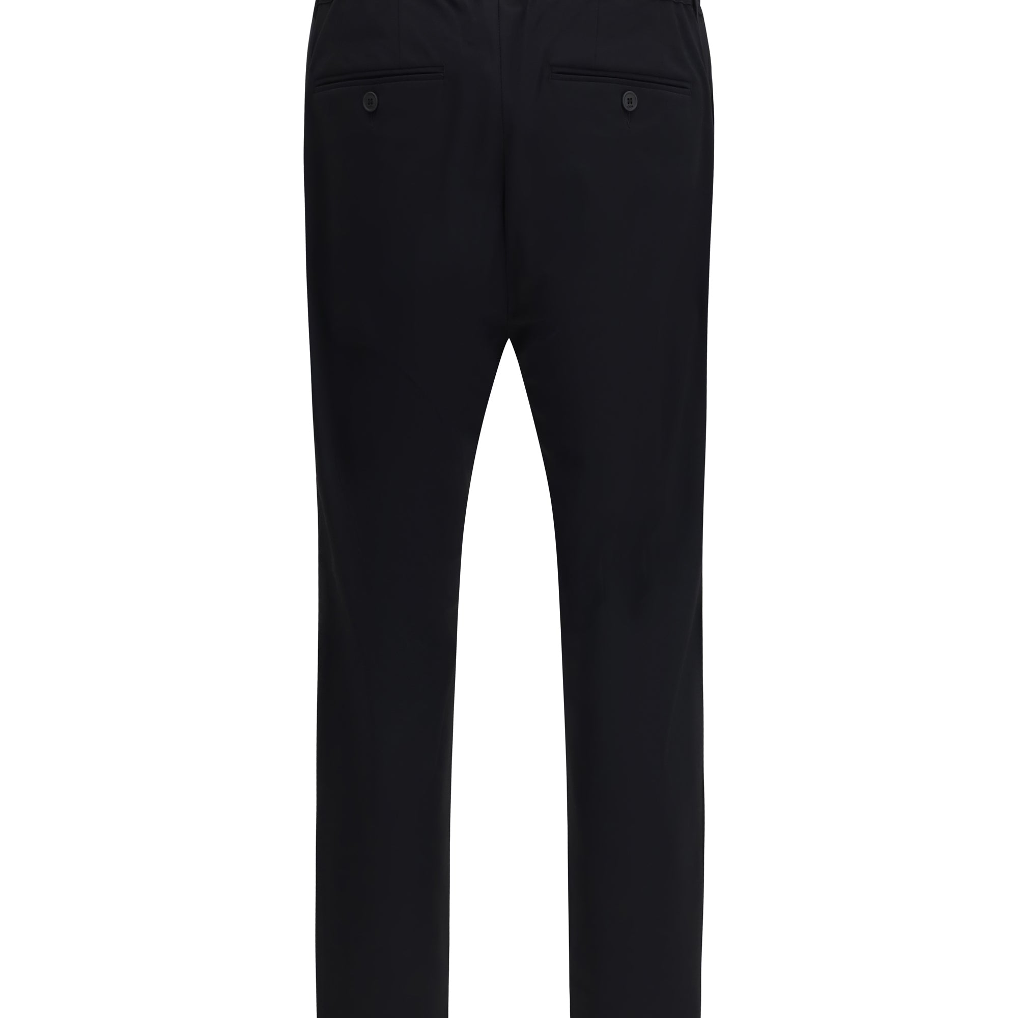 Pants with elasticated waistband