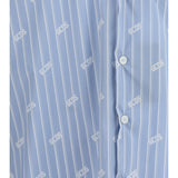 Pinstripe Logo Shirt