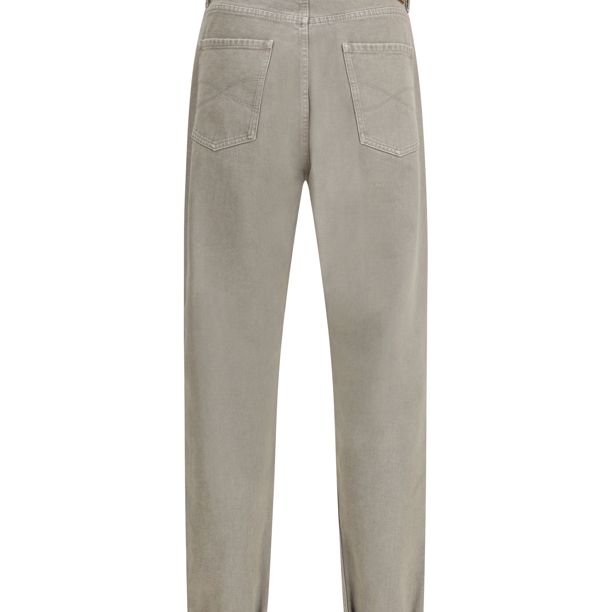 Garment-dyed denim Pants