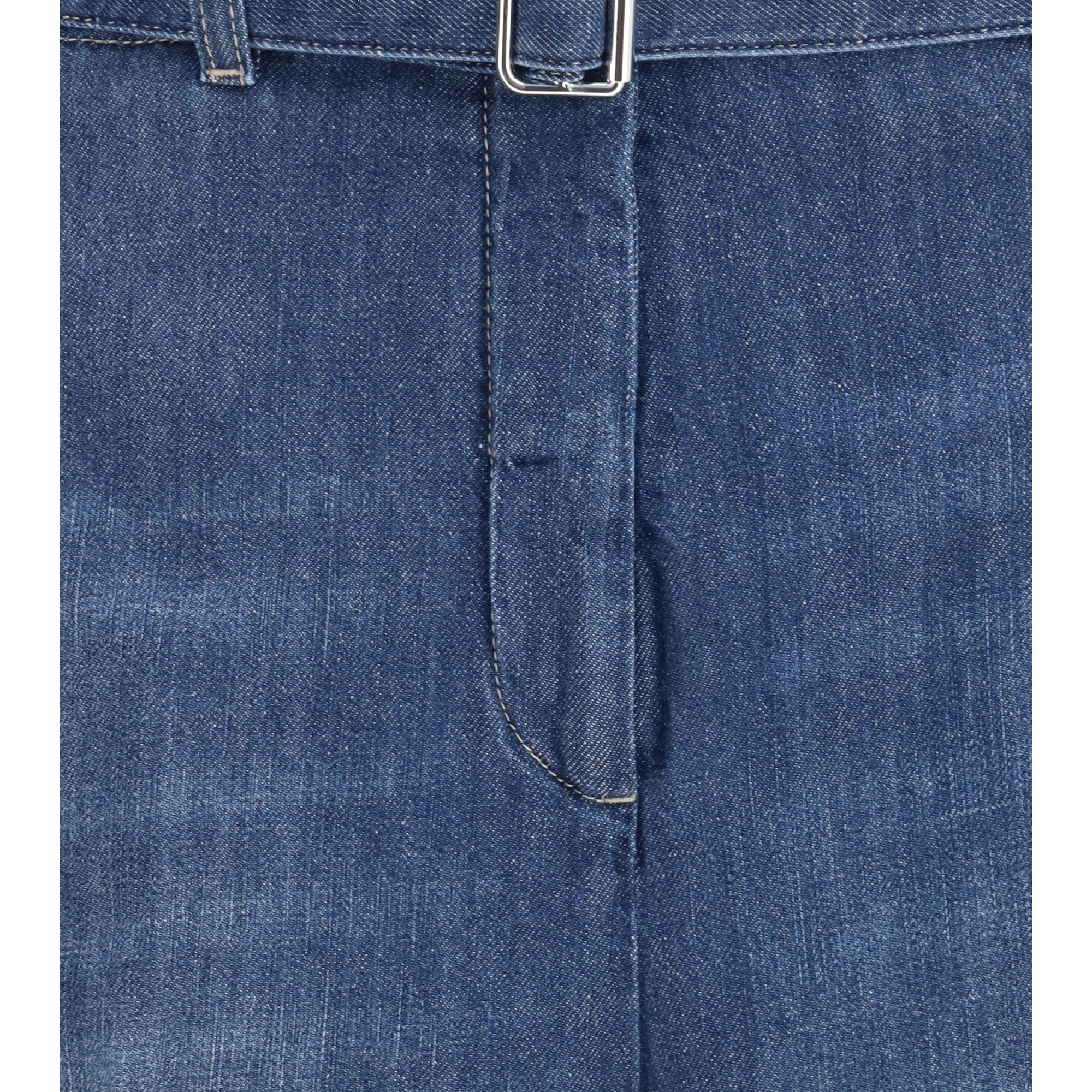 Cotton Shorts with a belt
