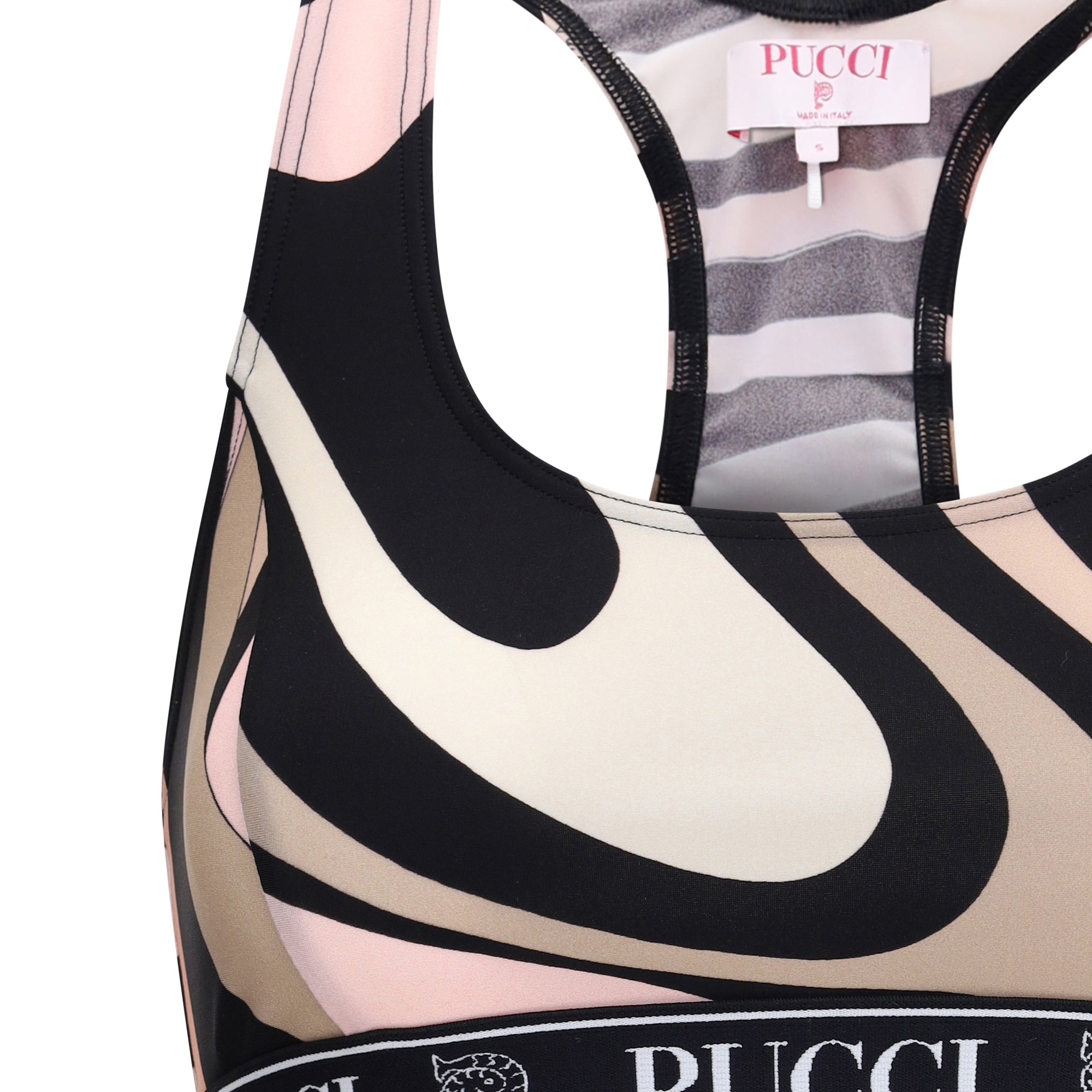 Marble print sports Top