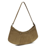 Large Pocket Body Shoulder Bag in suede