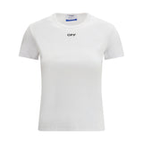 Off Stamp Rib Basic T-shirt