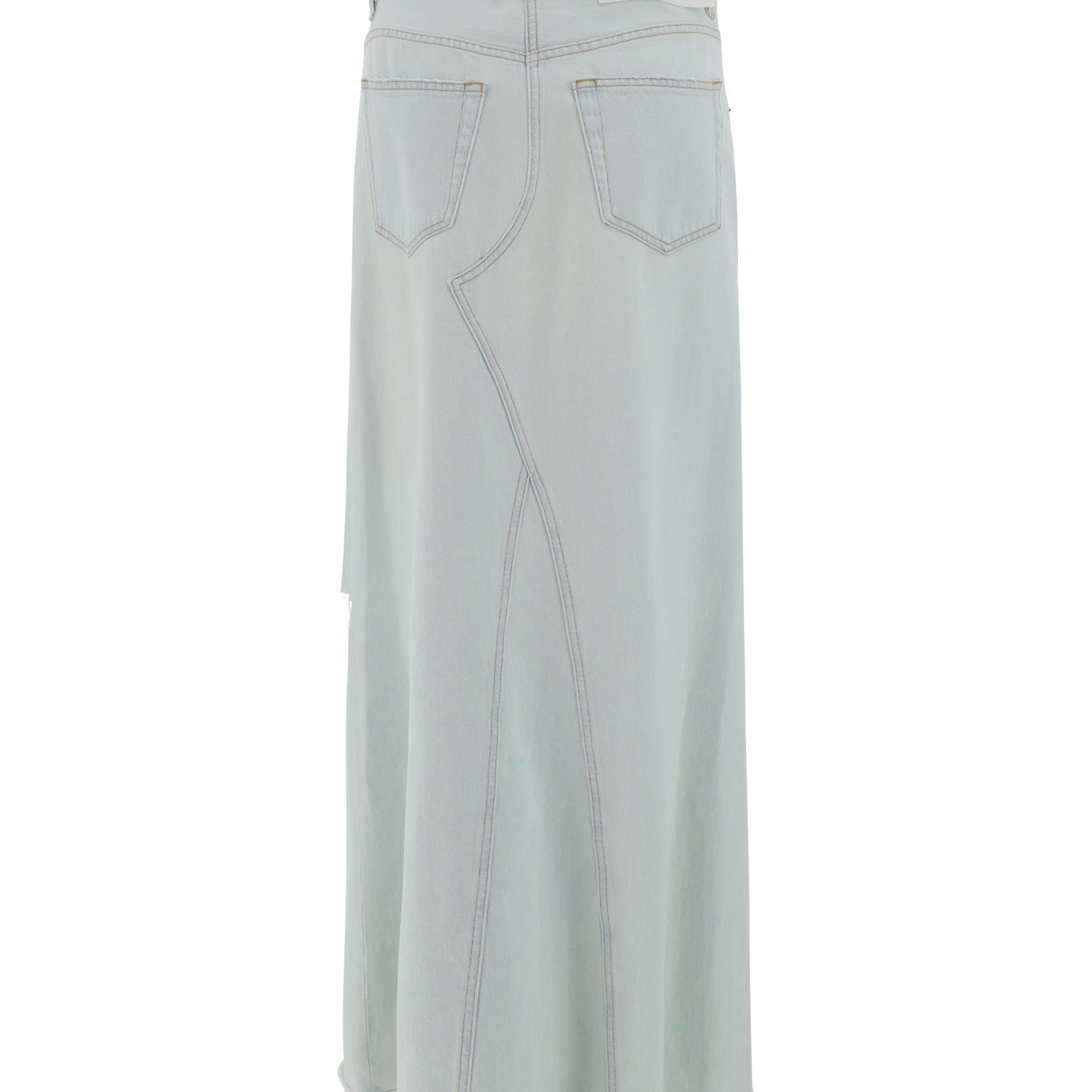 Denim Long Skirt