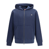 Boke Flower embroidered zip Hoodie