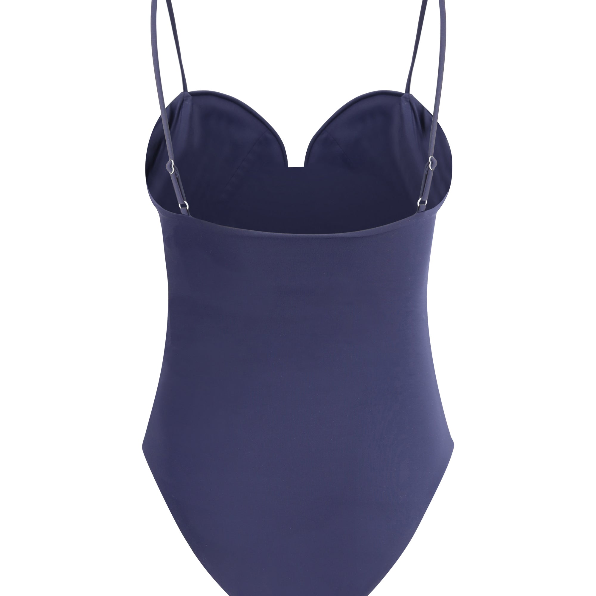 One-piece swimsuit with rose detail