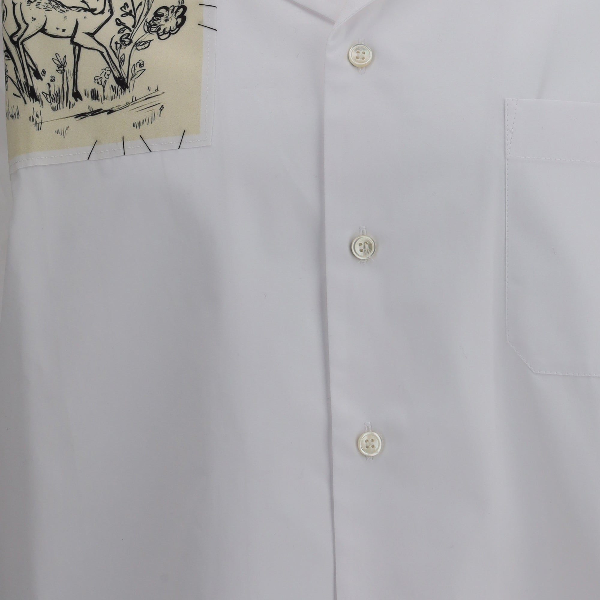 Shirt with applied print