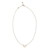Ovalette Necklace with Swarovski crystals