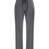 Track stretch-fleece Pants with monili detailing