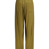 Barrel leg Pants with drawstring in viscose