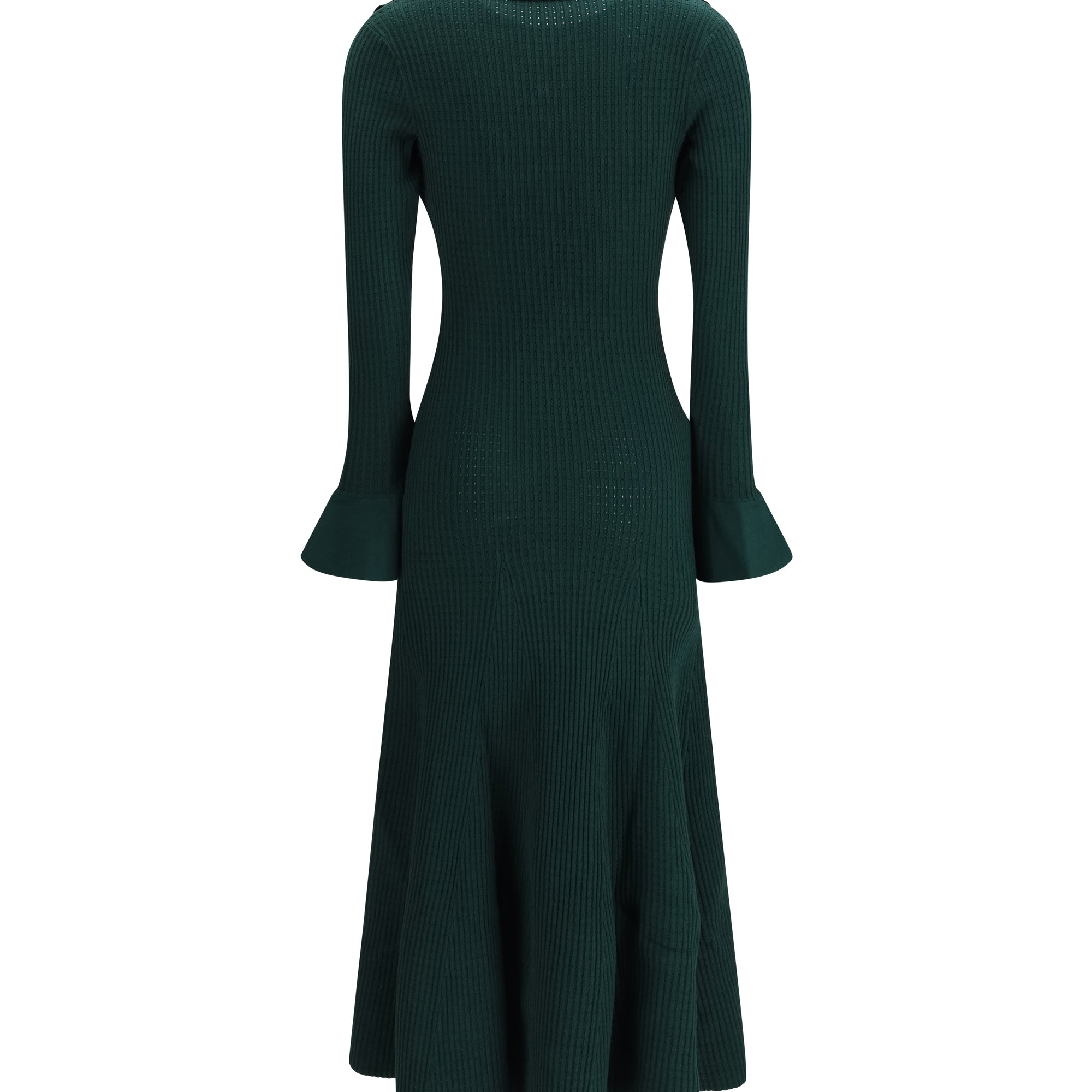 Keyhole knit midi Dress