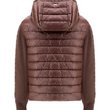 Down Jacket with wool sleeves