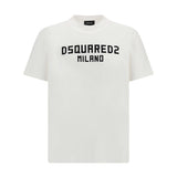 T-shirt with “Dsquared2 Milano” logo printed