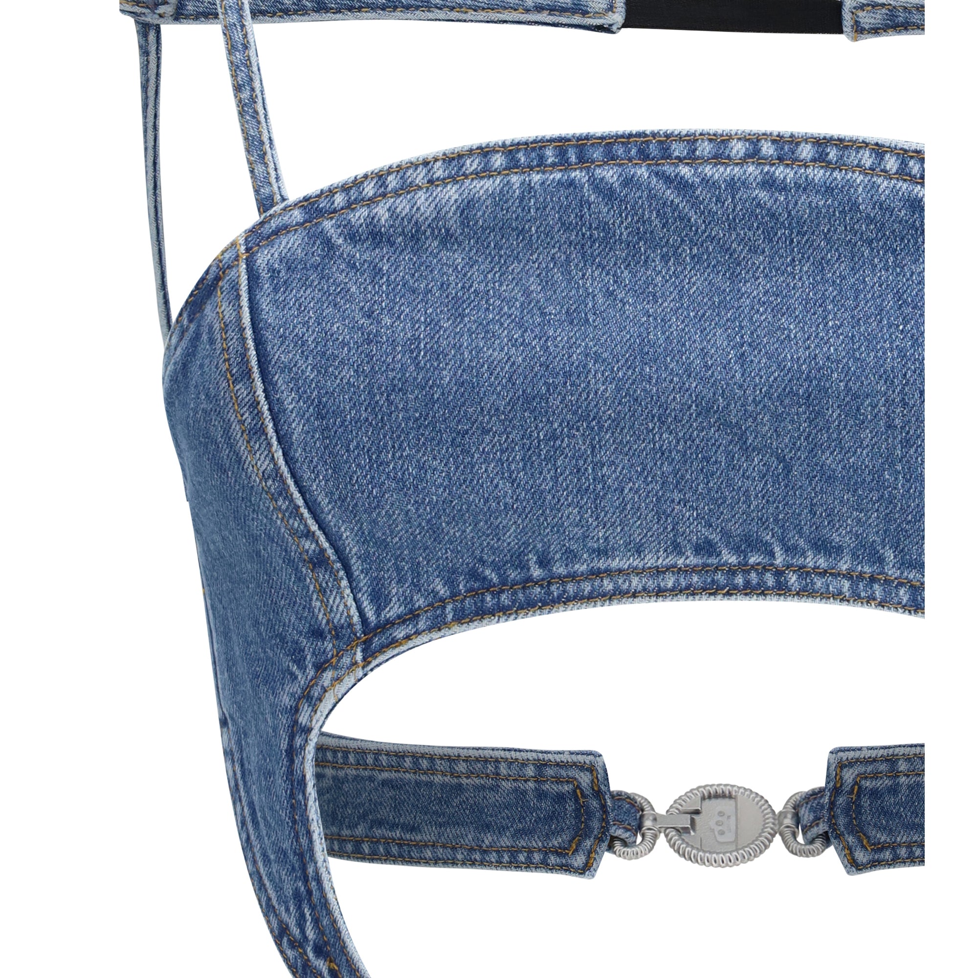 Denim Moon Top