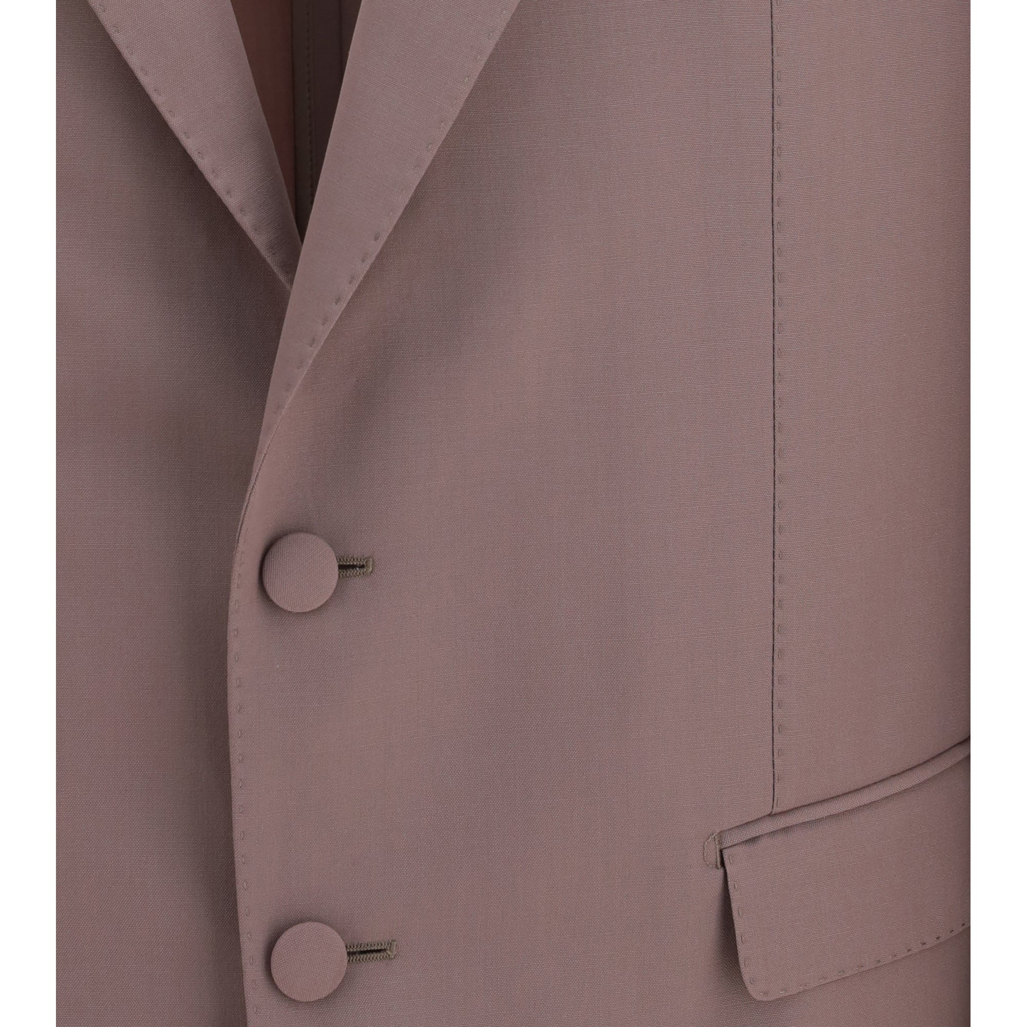 Single-breasted wool poplin Jacket