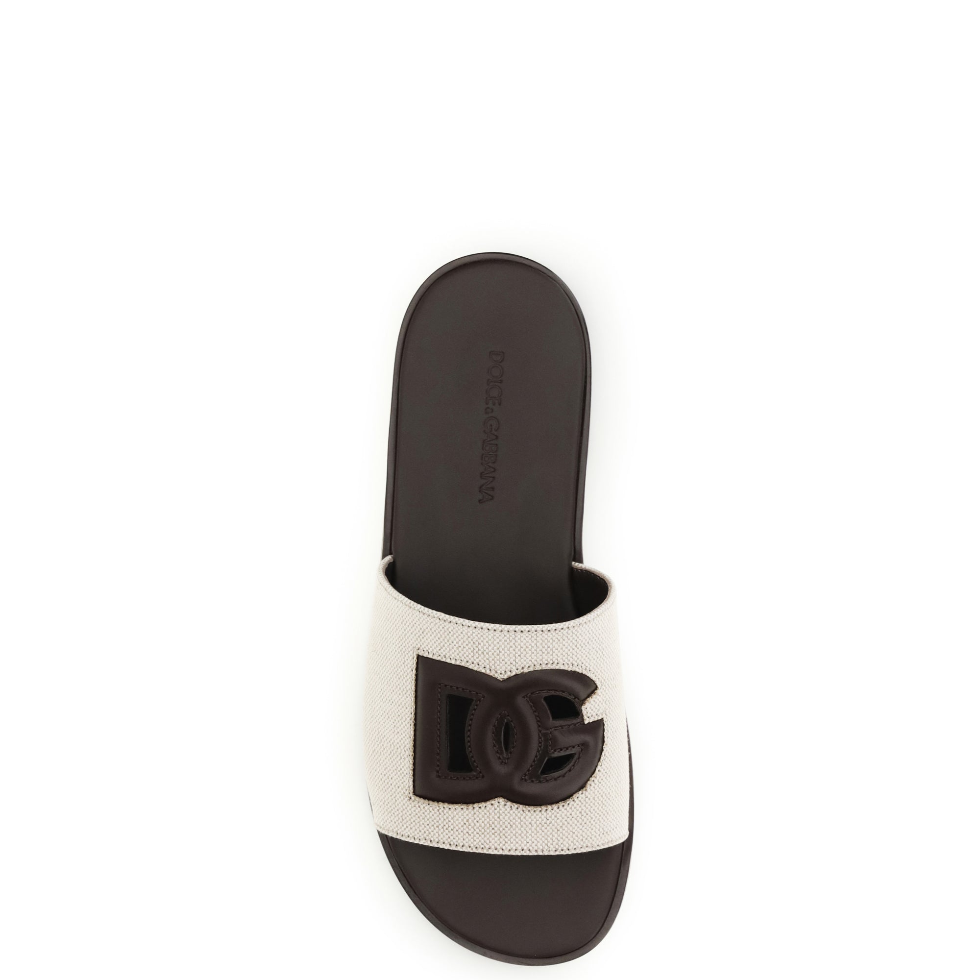 Canvas slide Sandals