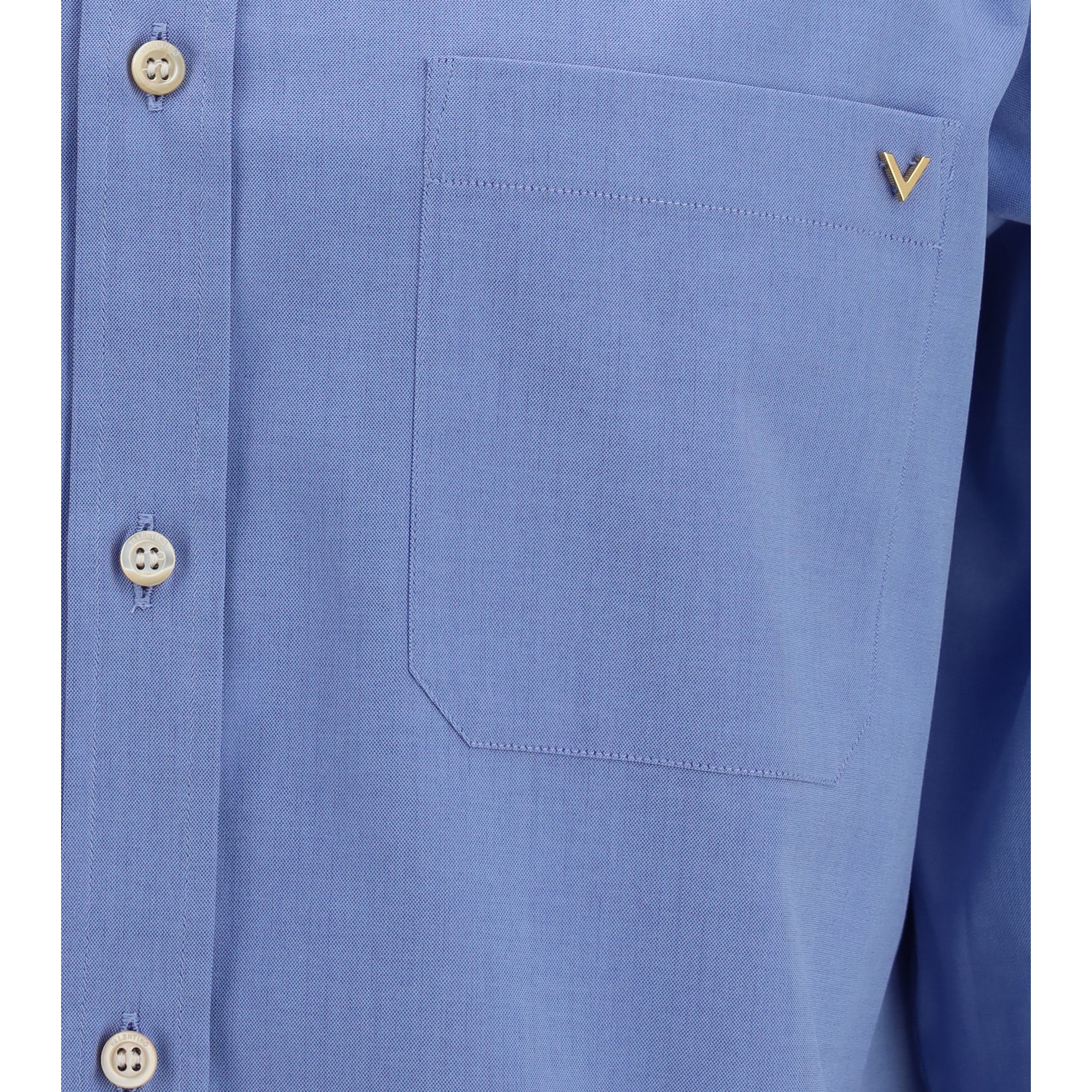 Lightweight cotton Shirt with VGold