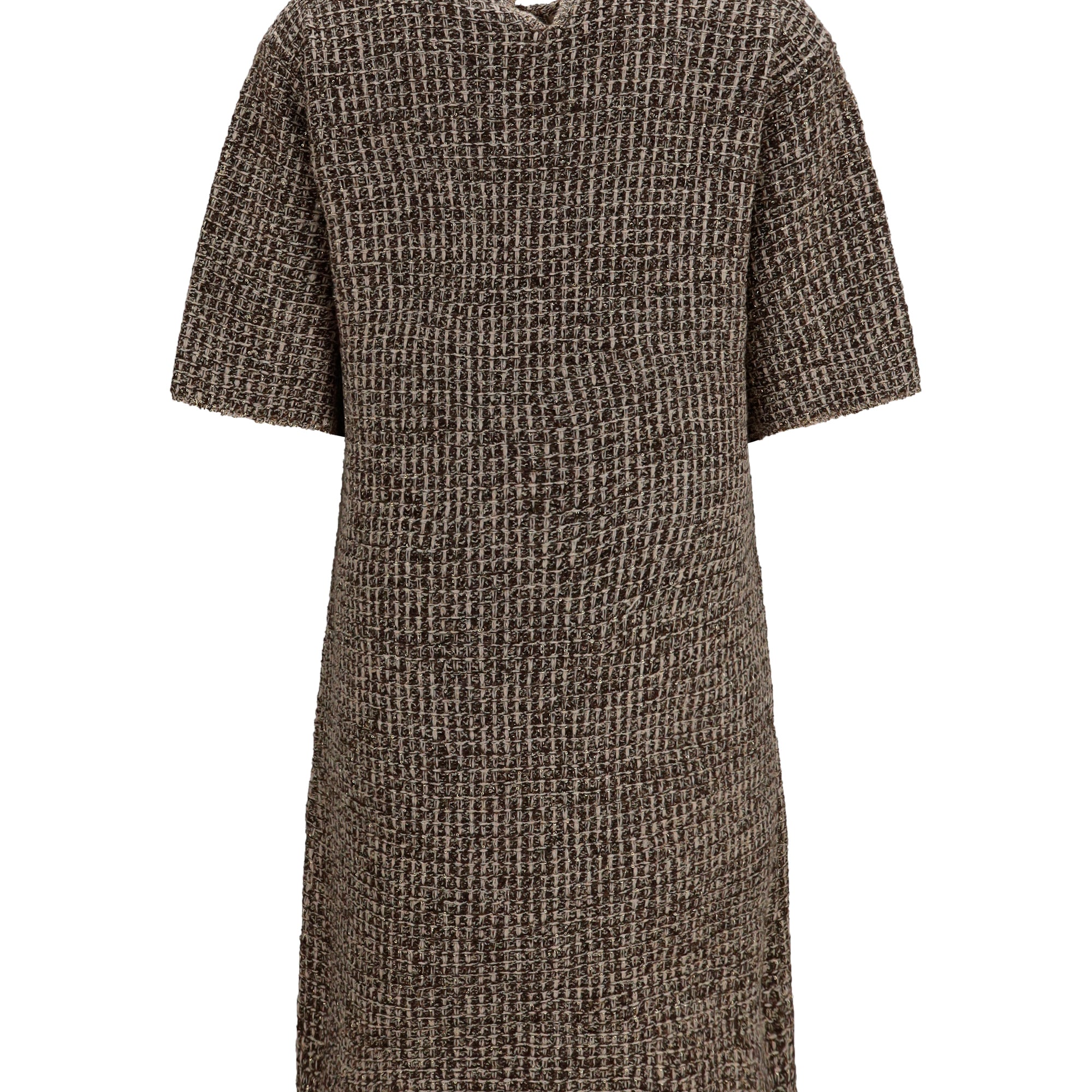 Sequin-effect tweed Dress